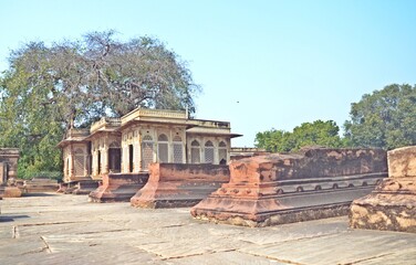 Fototapeta premium Tombs of Mohammad Ghaus and Tansen ,Gwalior ,madhya pradesh,india
