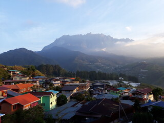Obraz premium village in the mountains