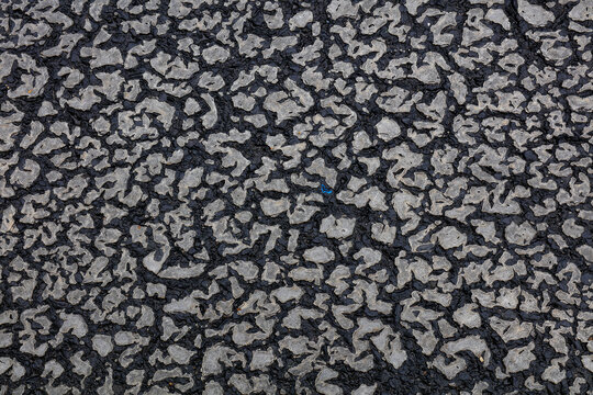 Cracked asphalt pavement, close-up photo © zhang yongxin