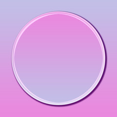 An abstract 3d circular button shape background image.