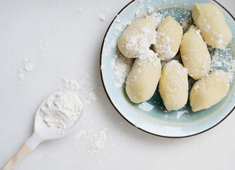 Home made potato gnocci
