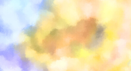 Watercolor painted background. Abstract Illustration wallpaper. Brush stroked painting. 2D Illustration.