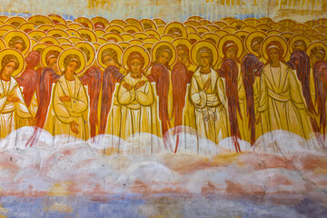 Fresco in Zica monastery near Kraljevo, Serbia