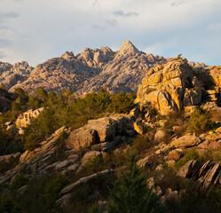 Al fondo El Yelmo, La Pedriza, Parque Regional Cuenca Alta del Manzanares, Madrid