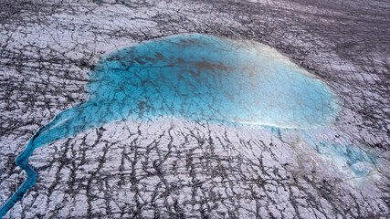Greenland Ilulissat glaciers with blue eyes pool © Jaro