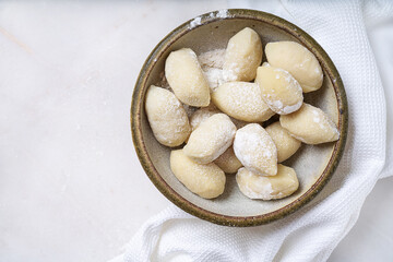 Home made potato gnocci