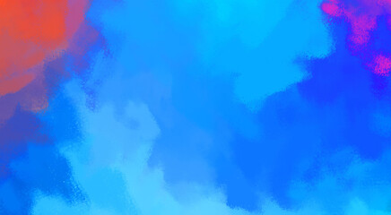 Brushed Painted Abstract Background. Brush stroked painting. Artistic vibrant and colorful wallpaper.