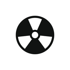Radiation warning sign
