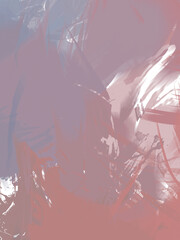 Abstract background of colorful brush strokes. Brushed vibrant wallpaper. Painted artistic creation. Unique and creative illustration.