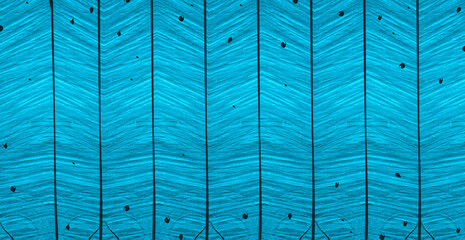 Natural background with blue wooden table