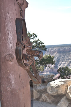 Bear Trap Hanging On One Of The Concession Stands In Grand Canyon National Park