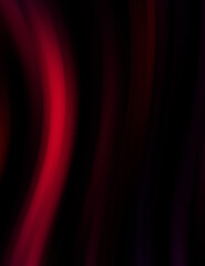 Colorful smooth lines on black background. Liquid and fluid vibrant color waves flowing in the dark. Graphic illustration for wallpaper, banner, background, card, book, cover, poster, banner, brochure
