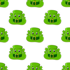 Color seamless pattern. Cartoon style. Bright design. For walpaper, poster, banner. Hand drawn. Vector illustration isolated on white background.