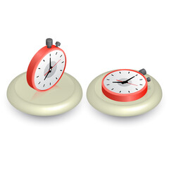 Set of stopwatch icons