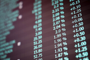 Obraz premium Various type of financial and investment products in Bond market. i.e. REITs, ETFs, bonds, stocks. Sustainable portfolio management, long term wealth management with risk diversification concept.