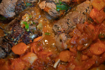 beef roulades, traditional german meal, filled meat