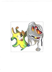 Image of inhabitants of space and other planets.Fictional characters, fantastic people,
fairy animals and objects that come to life