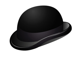 Eine schwarze Melone - Hut für Damen und Herren