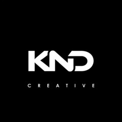 KND Letter Initial Logo Design Template Vector Illustration