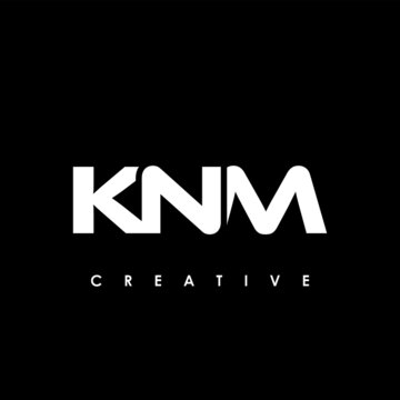 KNM Letter Initial Logo Design Template Vector Illustration