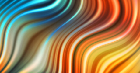 Abstract background with curved lines. Colorful illustration in abstract style with gradient. Vibrant wave pattern with striped texture.