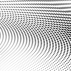 Abstract halftone wave dotted background