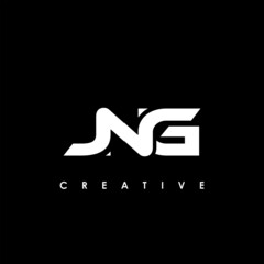 JNG Letter Initial Logo Design Template Vector Illustration
