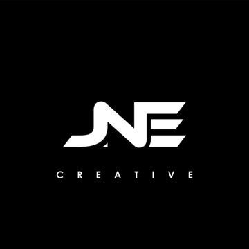 JNE Letter Initial Logo Design Template Vector Illustration