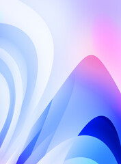 Abstract background with colorful gradient. Vibrant graphic wallpaper with stripes design. Fluid 2D illustration of modern movement.