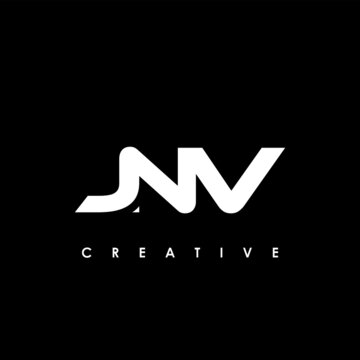 JNV Letter Initial Logo Design Template Vector Illustration