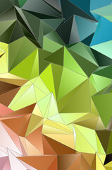 Abstract Low-Poly background. triangulated texture. Design 3d. Polygonal geometrical pattern. Triangular modern style