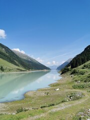 Österreich - Gletscher Kaunertal - Gletscherpass - Stausee