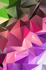 Abstract Low-Poly background. triangulated texture. Design 3d. Polygonal geometrical pattern. Triangular modern style