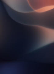 Abstract background. Fractal waves of magic energy and light motion. Colorful wallpaper template of glowing moving light shapes.