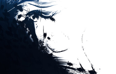 Wall art. Unique and creative illustration. Brush stroked painting. Abstract background of colorful brush strokes. Brushed vibrant wallpaper. Painted artistic creation.