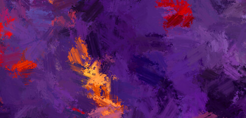 Brushed Painted Abstract Background. Brush stroked painting. Artistic vibrant and colorful wallpaper.
