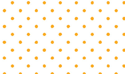 Hand drawn absctract polka dot pattern. Polka dot