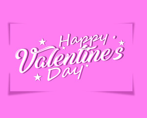 Valentine's day Text 3d Modern