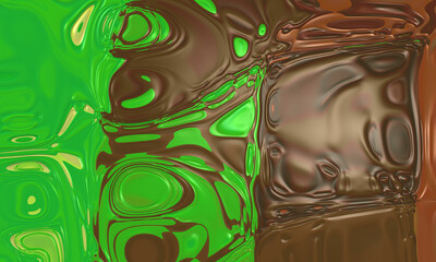 Beautiful oil background for art projects, cards, business, posters. 3D illustration, computer-generated fractal