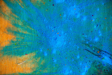 Obraz na płótnie Canvas Colored abstract backgroung. Color splash. Holi powder.