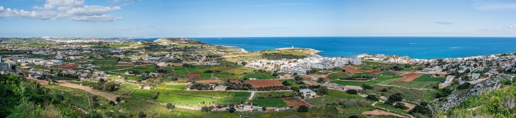 Obraz premium view of bay in Malta