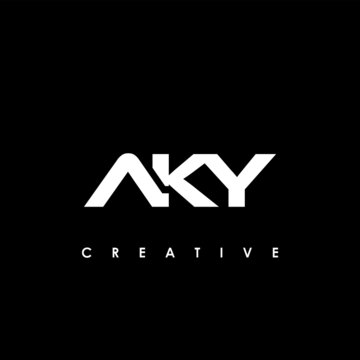 AKY Letter Initial Logo Design Template Vector Illustration