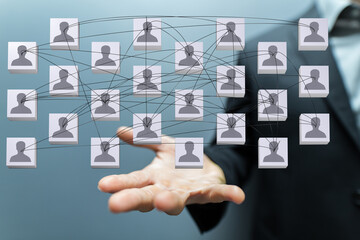 internet net and data digital concept teamwork.
