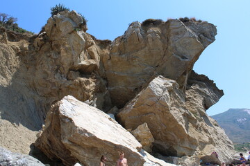 rock in the mountains