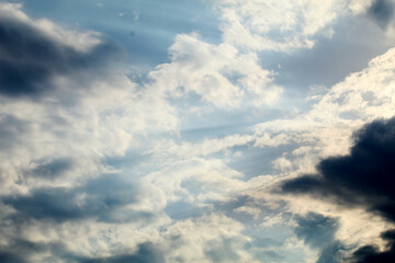 Obraz premium blue sky with clouds