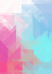 Obraz premium Overlapping design with triangles background. Abstract geometric wallpaper. Geometrical colorful triangular shapes.