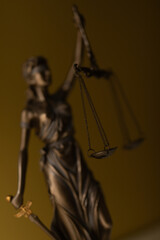 statue law justice modern symbol balance