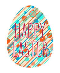 Happy Easter greeting card
