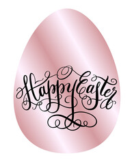 Happy Easter greeting card