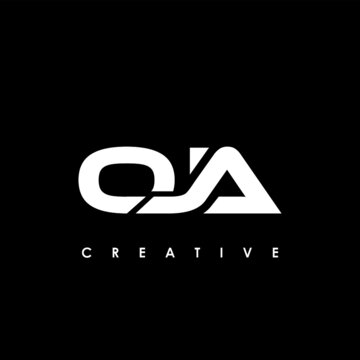 OJA Letter Initial Logo Design Template Vector Illustration